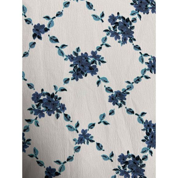 VERO MODA Puff Sleeve Midi Ruffle High Neck Tea Dress Floral in White Small NWT - Picture 9 of 11